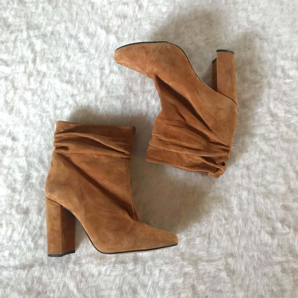 Slouchy Suede Booties